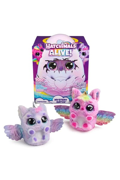 Spinmaster Παιχνίδι Hatchimals Alive - Μυστηριώδης Καταπακτή, Αυγό Pufficorn