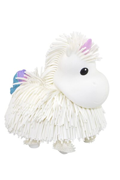 Jiggly Pets Animalut interactiv Jiggly Pets Rochelle Unicorn Alb