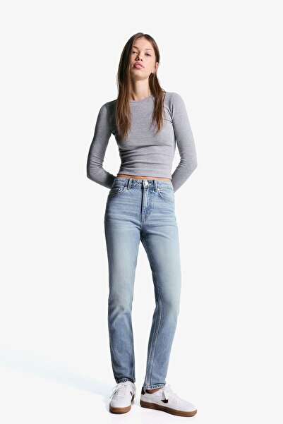 Bershka Yüksek belli comfort jean