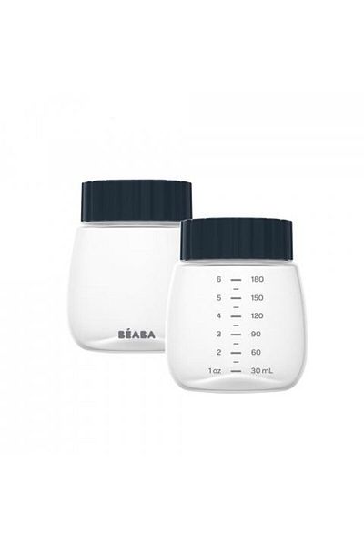 Beaba Sticla pentru colectare si stocare lapte matern Beaba B911740, set 2 bucati