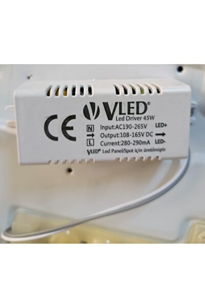 ERBAY 43x43 Led Panel İçin Yedek Led Trafosu Balastı Drıver 42w 45w Drıver