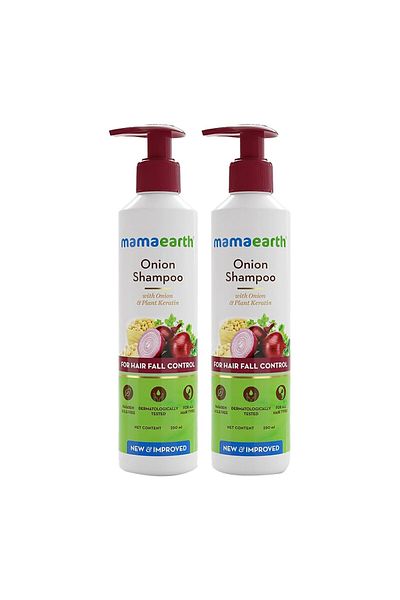 Mamaearth Shampoo With Onion & Plant Keratin Value Pack 2 x 250 ml