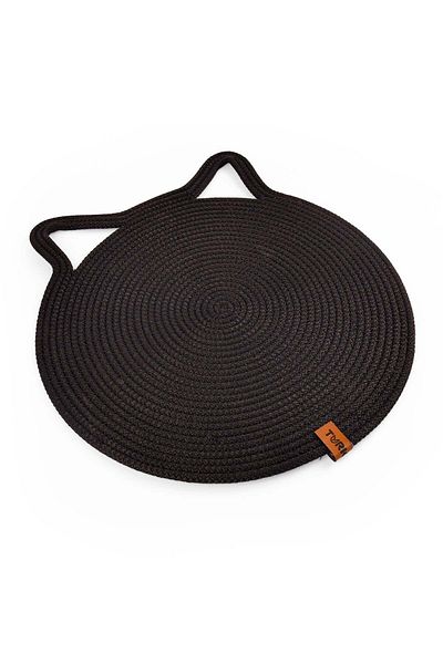 GOBYPET Jute Straw Ear Round Cat Dog Food\Bed Mat, Mat