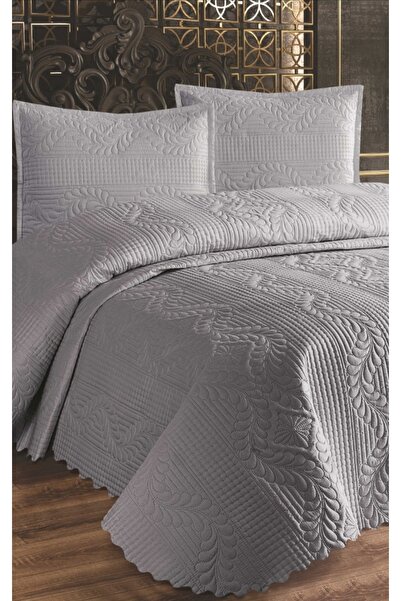 bursa çeyiz Jumbo Soft Double Sided 3 Piece Double Bedspread