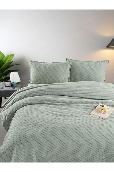 BED LİNE Jumping Bedding Set Double Mint Boxed