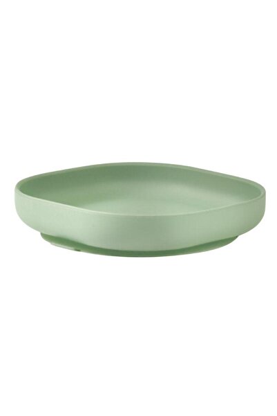Beaba Farfurie silicon cu ventuza Beaba Sage Green