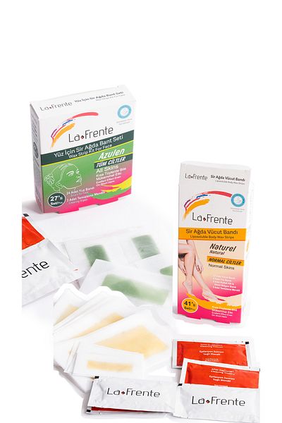 LA FRENTE 41 Pieces Wax Band Set Normal Skin+La Frente 27 Pieces Face Wax Band Set All Skin Type