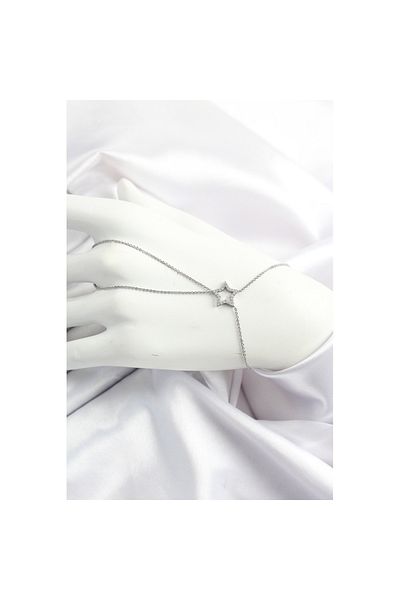 Skygo Brass Silver Color Zircon Stone Star Model Shahmeran - Tj-Sn677