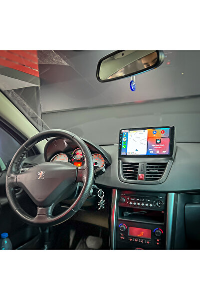 SOUNDCİTY PEUGEOT 207 2006-2010 uyumlu  MULTİMEDYA CARPLAY EKRAN SETİ 4 GB RA...
