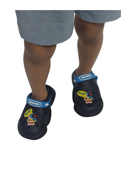 GEZER Summer Baby Girl Elastic Wet Floor Suitable Daily Pool Beach Slippers-Sandals