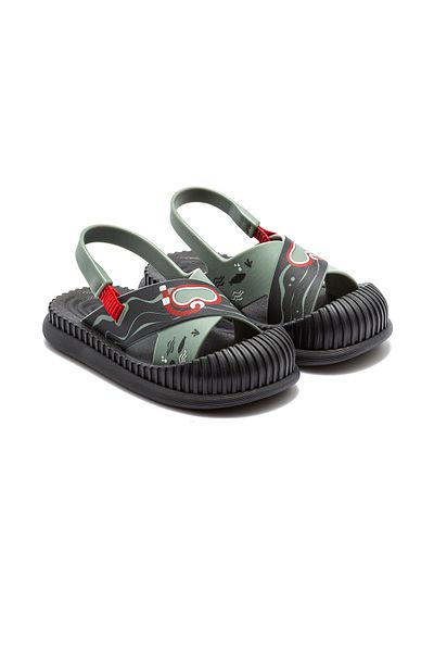 İpanema Fun Sea Kids Sandals Grey-Green 19/27