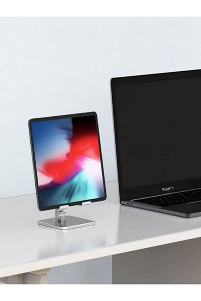 WIWU ZM304 Desktop Mobile Stand For Phone & Tablet - Silver