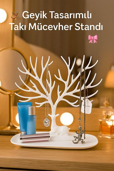 CMT Jewelry Stand with Deer Design