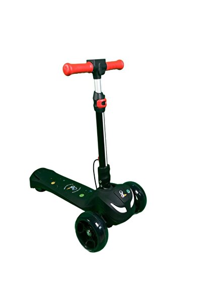 Genel Markalar Led Işıklı Hoparlörlü 3 Tekerlekli Yükseklik Ayarlı Elektrikli Scooter - 60W