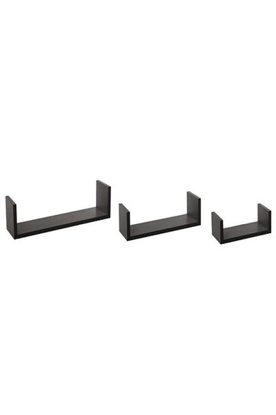 Five Simply Smart 3-Piece Fixy Invisible Fixation Wall Shelf