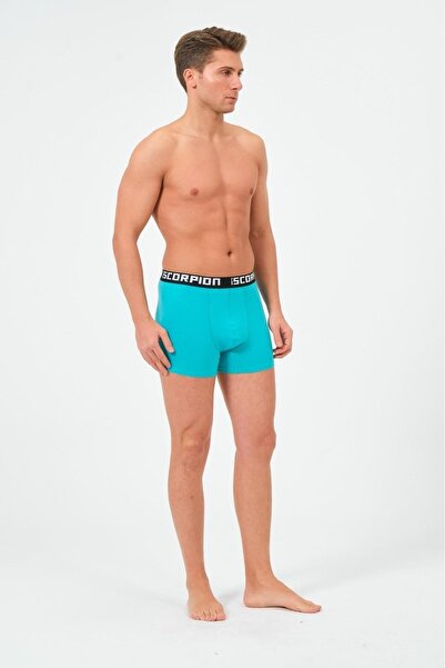 Plus Scorpion 95% Cotton 5% Elastane Lycra Multicolored Underpants for Men – Special Box of 6