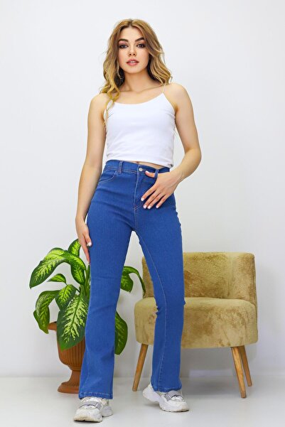 The Velavois بنطلون جينز بالازو نسائي