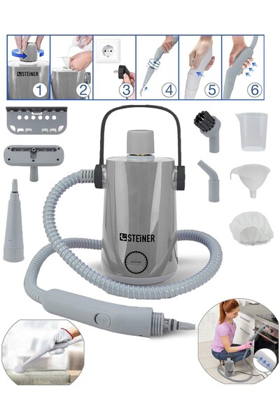 STEİNER Alman EasyFix Series Profesyonel Buharlı Temizleyici Buharlı Temizlik...