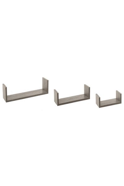 Five Simply Smart 3-Piece Fixy Floating Wall Shelf Set