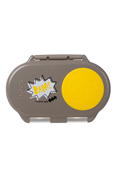 Bbox صندوق وجبات خفيفة باتمان من بي بوكس، صندوق غداء بينتو صغير مع حجرتين مانعتين للتسرب، مثالي للأطفال الصغار