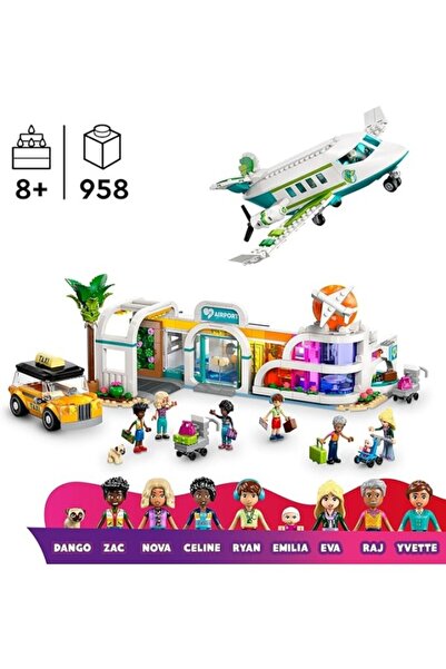 ShopZum Friends Heartlake City Airport and Airplane 42656-8 Years and Above Children Containing Mini Dolls