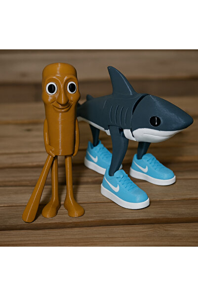 poptoons Italian Brainrot Figür 2’li – Tralala & Tung Sahur 8-9 cm