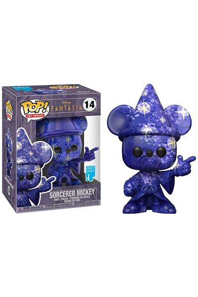 Funko Disney Fantasia Sorcerer Mickey figurine, Purple, 9.5 cm