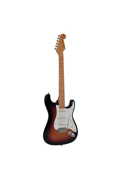 SX SST573TS Sunburst electric guitar, with gig bag
