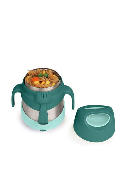 Bbox مرطبان طعام معزول من بي بوكس، يسخن حتى 5 ساعات، سعة 335 مل، يحافظ على بر...