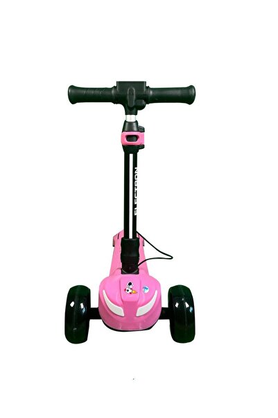 Genel Markalar Led Işıklı Hoparlörlü 3 Tekerlekli Yükseklik Ayarlı Elektrikli Scooter - 60W