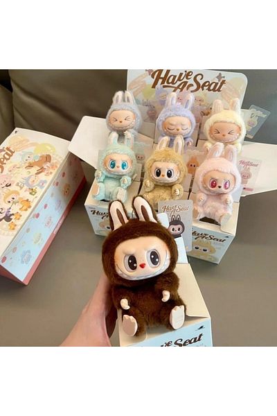 JPT Labubu Popmart Have a Seat Macaron edition toy – surprise in a mysterious box