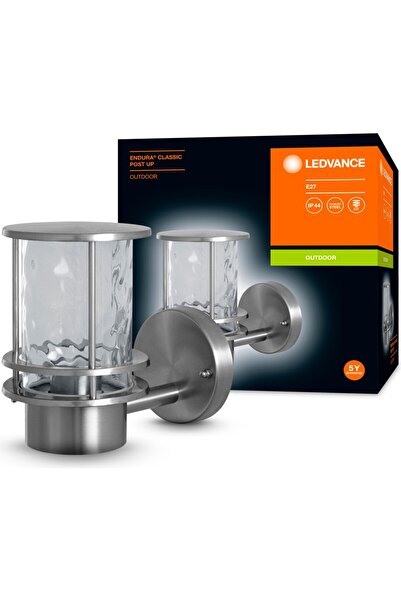 Ledvance Endura Classic Post Up E27 Duy IP44 Paslanmaz Çelik Mlz. Dış Mekan A...