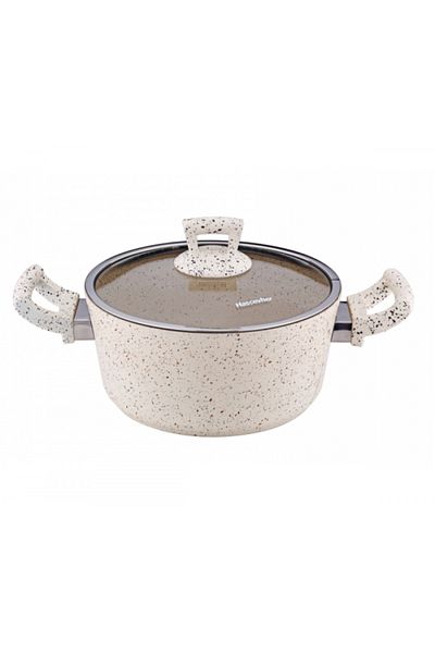 Hascevher Pot 26x11cm 5.8l Hascevher GRANITE-CREAM
