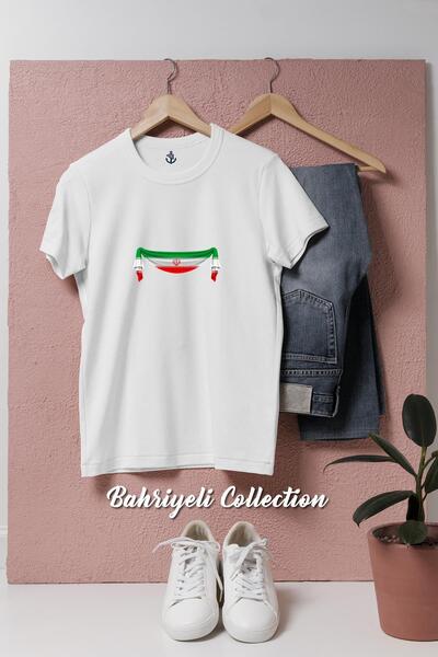 bahriyeli.jpeg تي شيرت للجنسين بتصميم رمز إيراني كبير الحجم