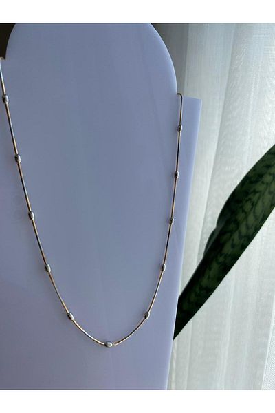 marsel aksesuar Xuping Dorika Rose Gold Chain Necklace