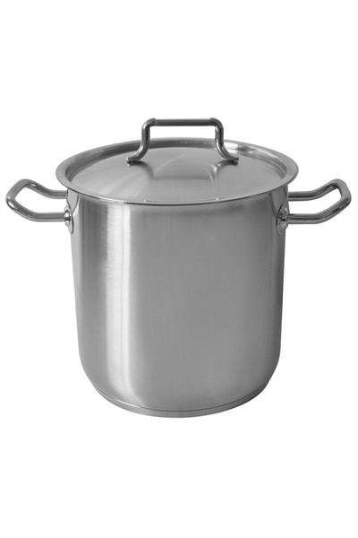 Hascevher Hascevher HORECA-JUMBO deep stainless steel pot 18x18cm 4.5lt with lid