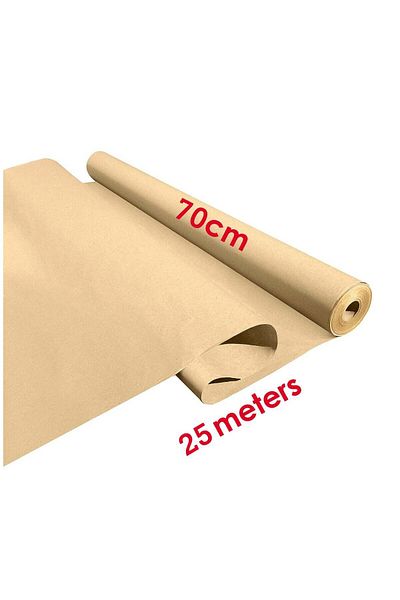 Generic Kraft Wrappin Paper Roll Brown 70cmx25m