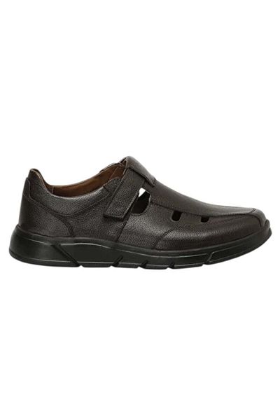 Polaris 107409 4Fx Brown Men's Comfort Leather Sandals