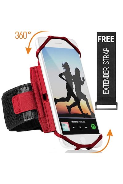 İdeas4comfort Armband phone case for jogging, fitness, yoga, Ideas4Comfort, Red