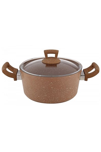 Hascevher Pot with lid yena HASCEVHER GRANITE 22xh10.5cm, 4l