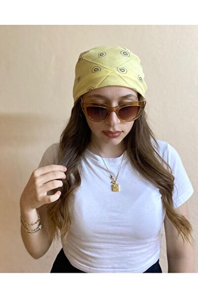 sema aksesuar Unisex Ethnic Patterned Bandana - Summer Hair Accessory - Scarf - Gift