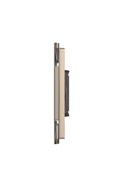 Livolo Rama din sticla Livolo standard Italian 3 module Serie noua (Auriu)