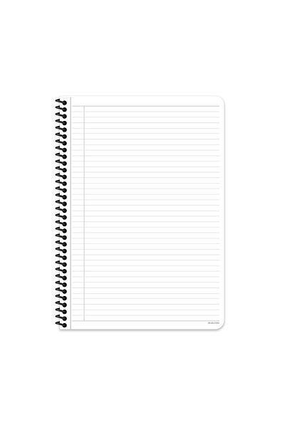Keskin Colors Keskin Color A4 Lined Spiral Plaid Patterned School Notebook – (80 Sheets)