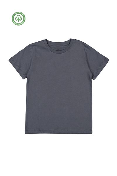 Divonette Girls Boys Unisex Kids Set of 4 Plain Short Sleeve T-Shirts - Children's Clothing