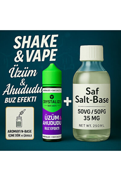 DIY Crystalize Grape&Raspberry 30ML +50MG Salt Base 250 ML DIY KIT