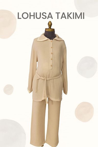 Tly Home Textiles Maternity Set (S-M-L-Xl) Beige
