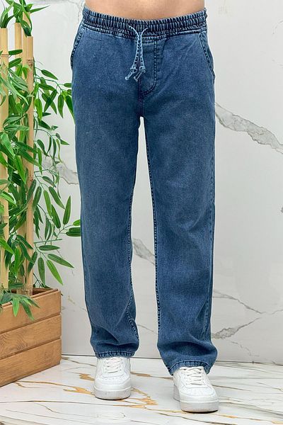 WAFRA Men's Baggy Jeans Pants Relaxed Fit Tiril Tiril Thin Fabric