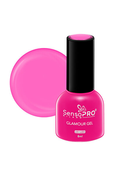 SensoPRO Milano Ημιμόνιμο βερνίκι νυχιών Glamour Gel 8ml, Give me PINK! #52