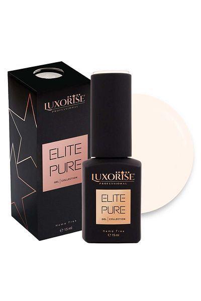 LUXORISE Oja semipermanentă Hema Free LUXORISE ELITE PURE - Lily White, 15ml