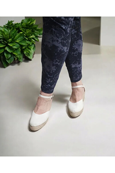 GokceKundura06 Women's Platform Linen Shoes Sandals